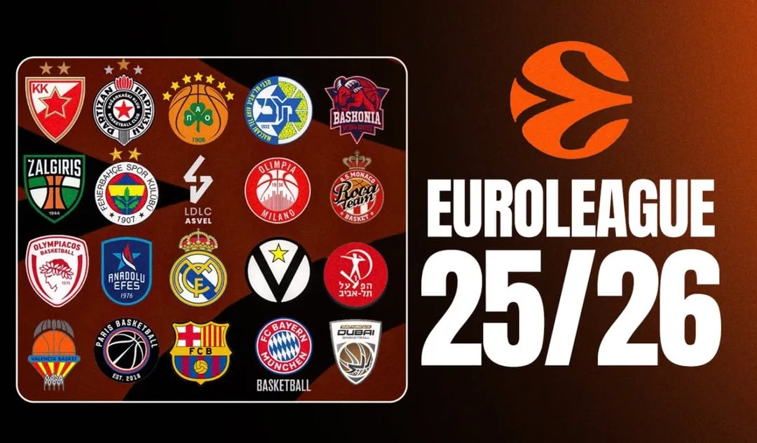 Logos equipos Euroliga 2025-2026