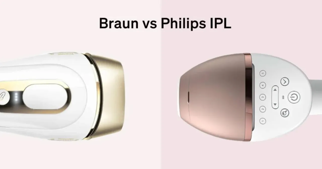 porównanie depilatorów IPL Philips Lumea i Braun Silk-expert Pro