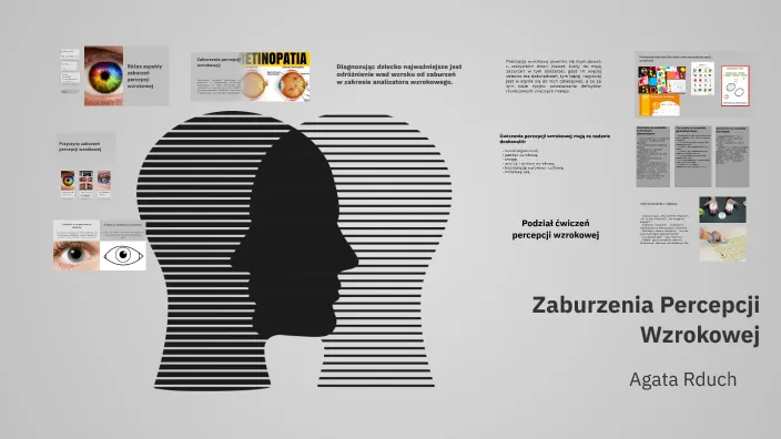 rodzaje zaburzeń percepcji infografika