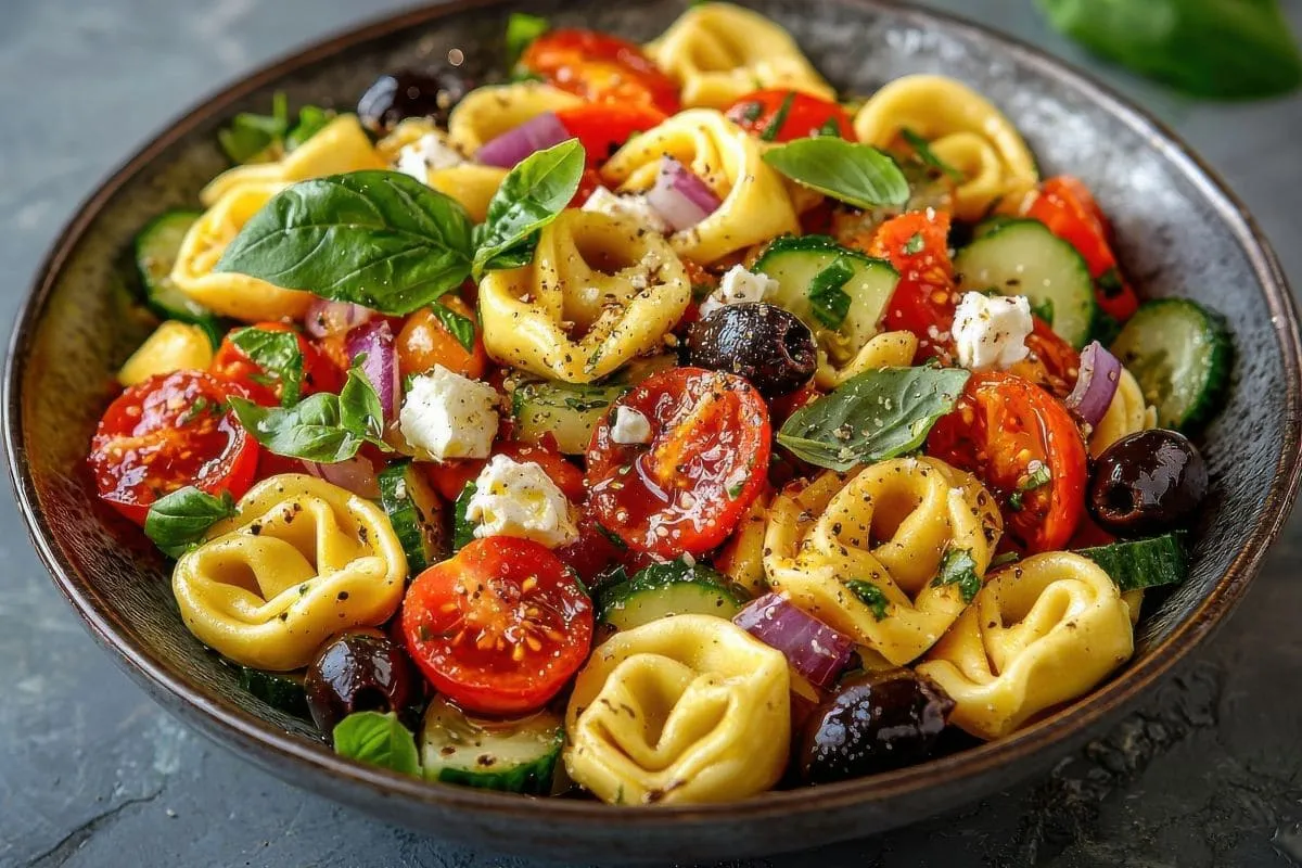 r&oacute;żne rodzaje tortellini do sałatki