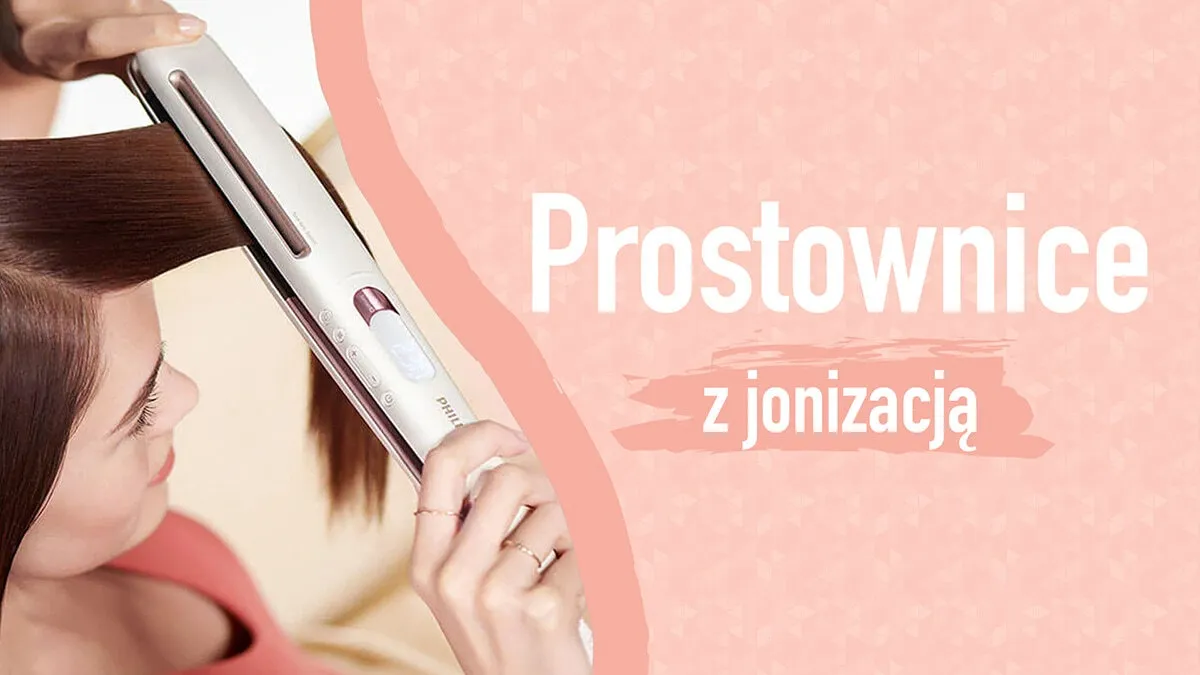 prostownica z jonizacją przed i po puszenie włosów