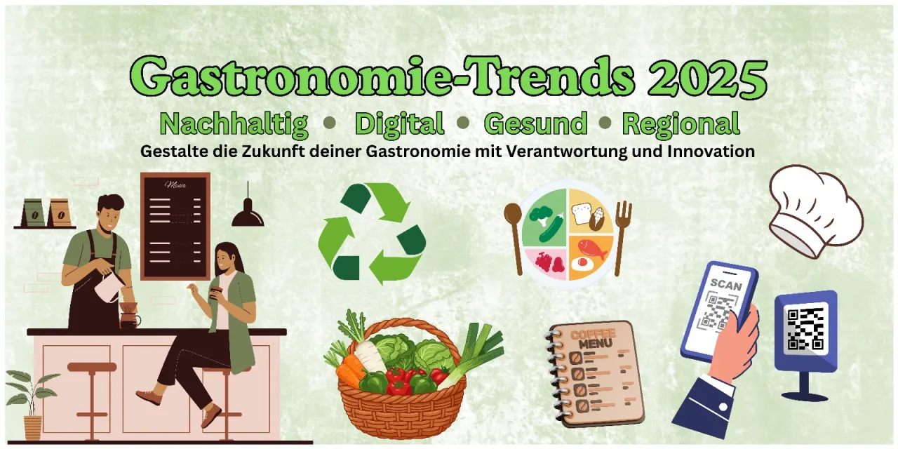 Moderne Gastronomie Trends Digitalisierung Nachhaltigkeit