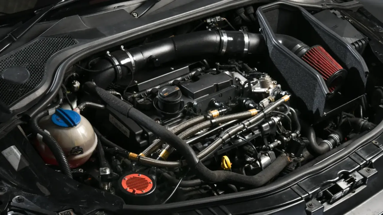 Audi TTS 8J Motorraum EA113