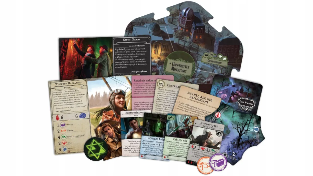 Horror w Arkham 3 edycja zawartość pudełka