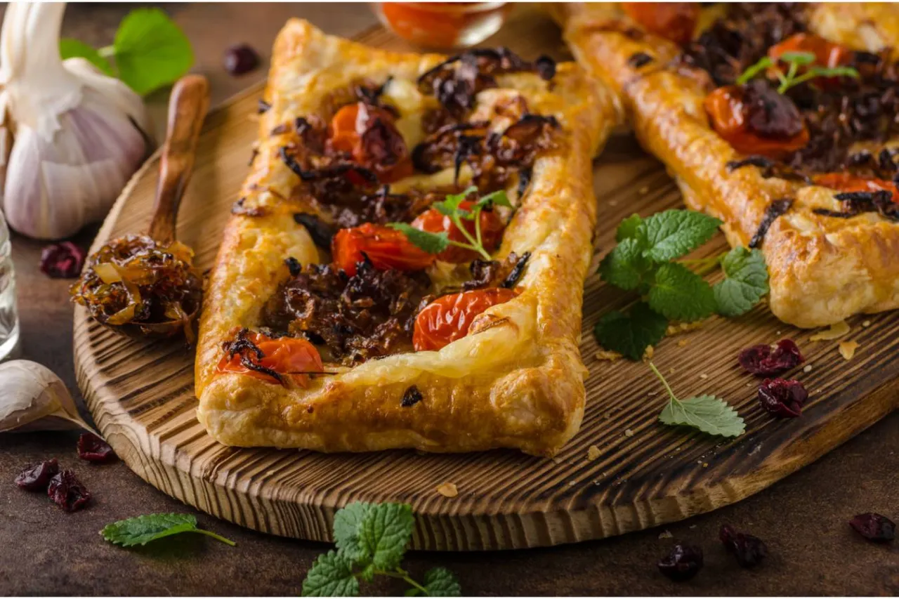 rozmrożone ciasto francuskie