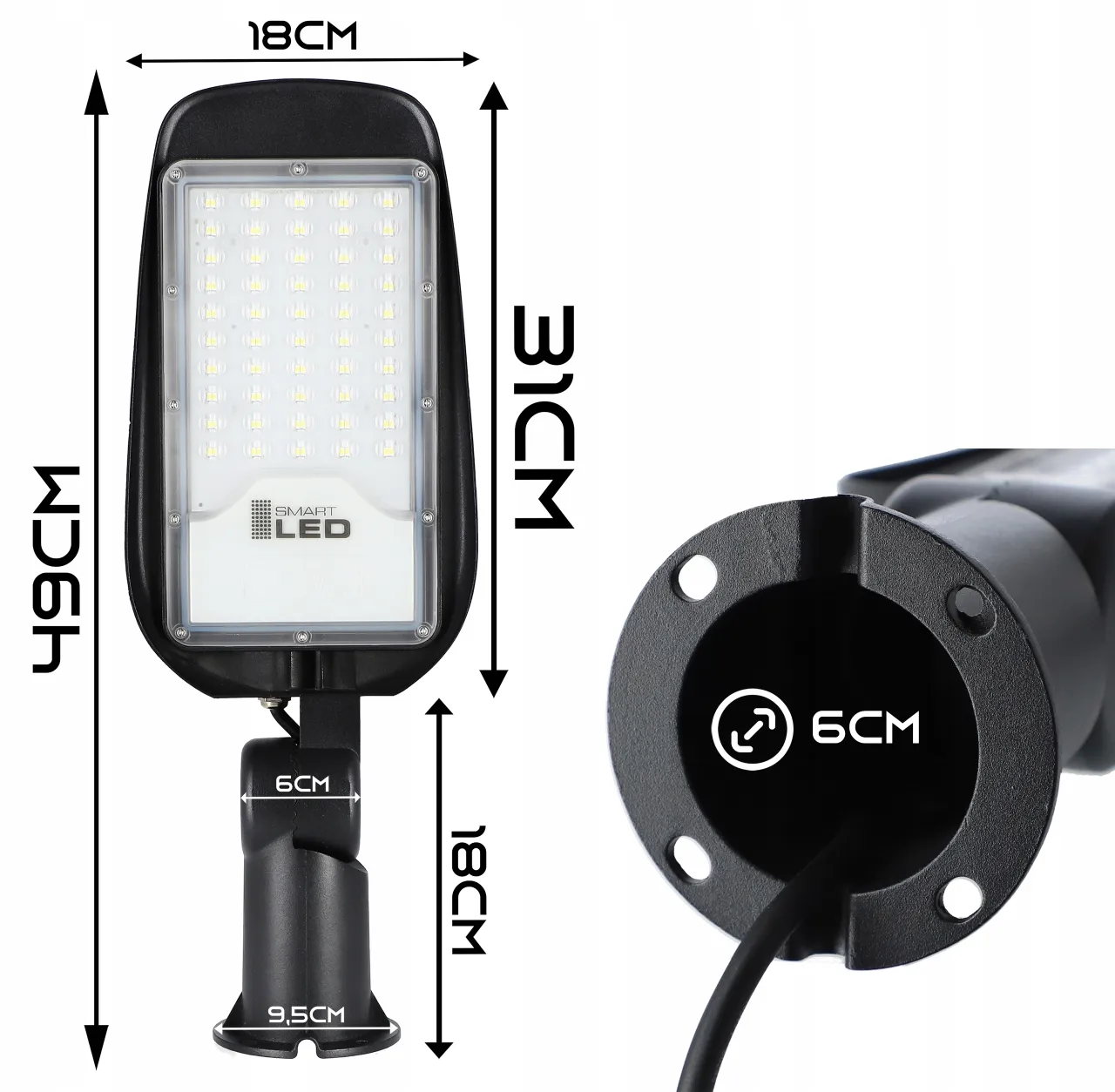 lampa LED 50W zużycie energii