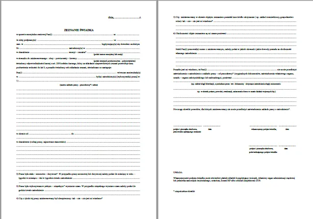 dokumenty potwierdzające pracę w gospodarstwie rolnym