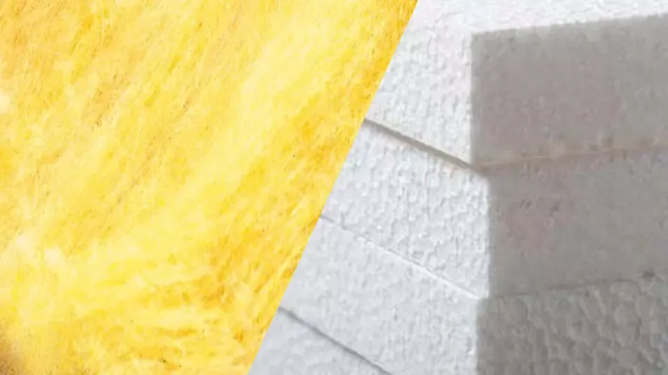 por&oacute;wnanie styropianu i wełny mineralnej