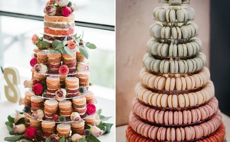 Nowoczesne alternatywy tortu weselnego inspiracje