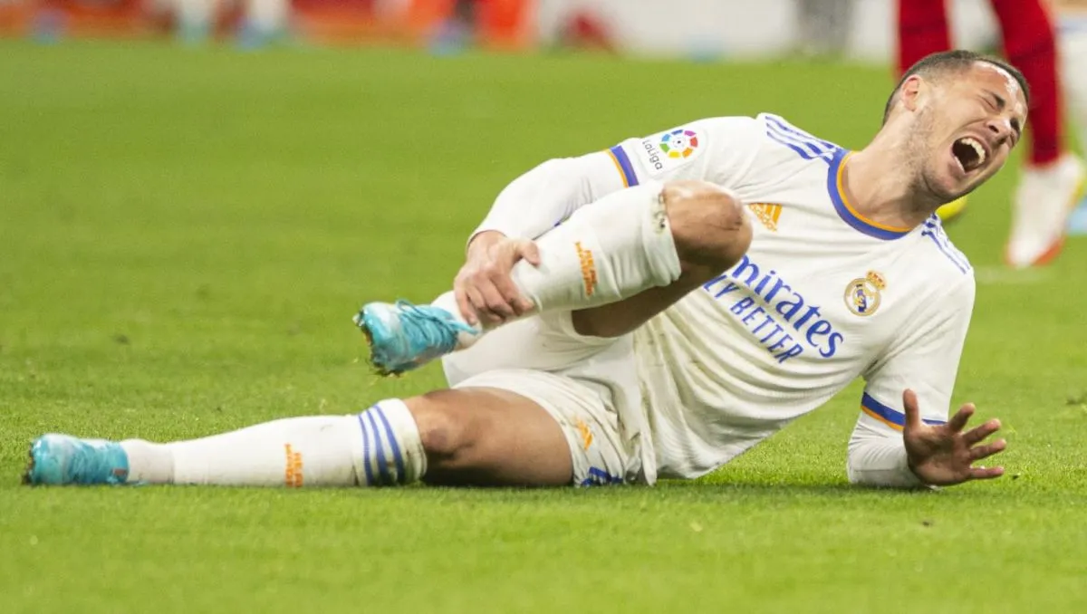 Eden Hazard Real Madryt kontuzje