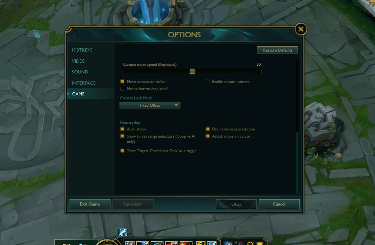League of Legends graphics settings