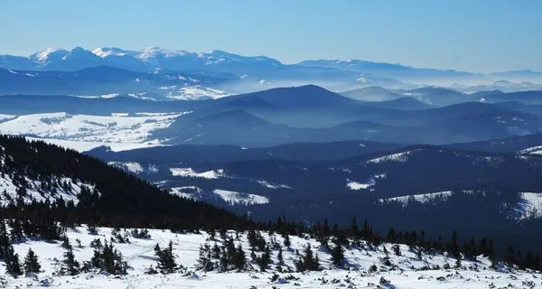 Przełęcz Glinne widoki