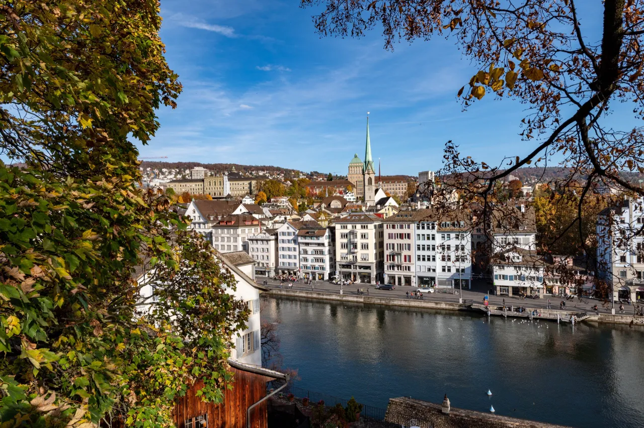 Stare Miasto Zurych i Jezioro Zuryskie