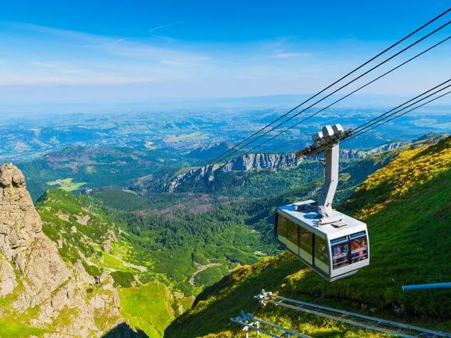 kolejka na kasprowy wierch widok góry