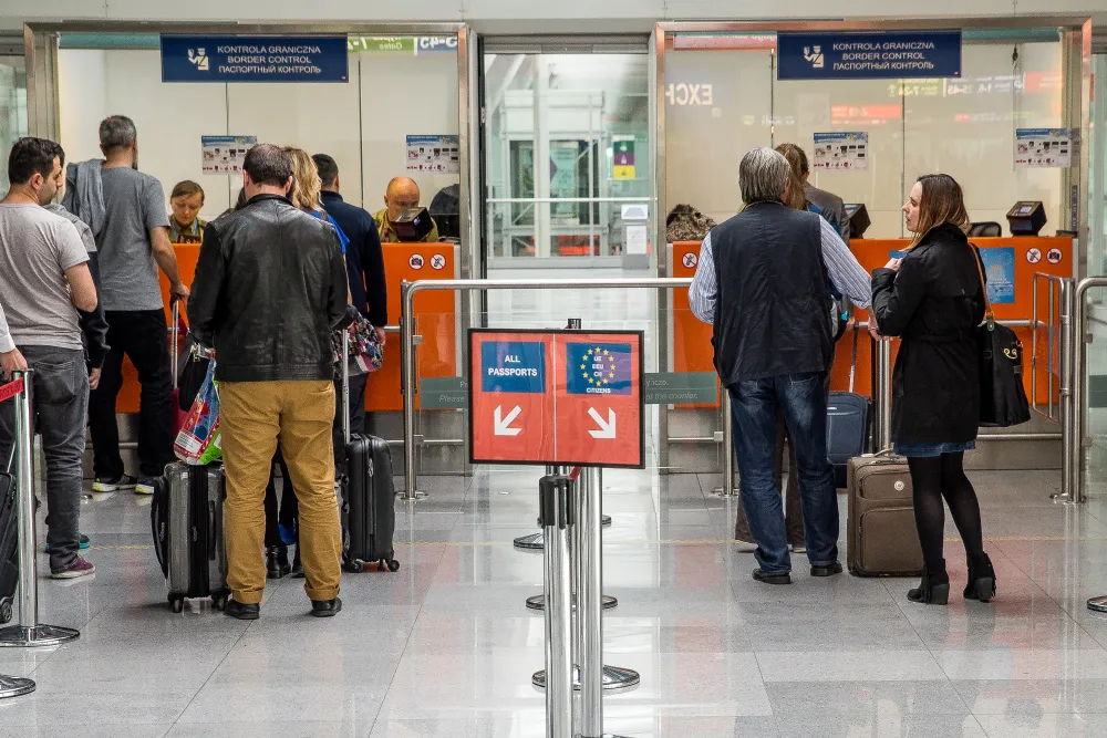 Kontrola graniczna port promowy