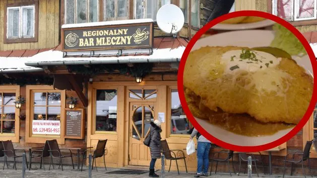 tanie jedzenie Zakopane bar mleczny oscypek