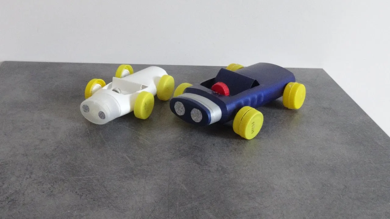 samochód z butelki plastikowej DIY krok po kroku