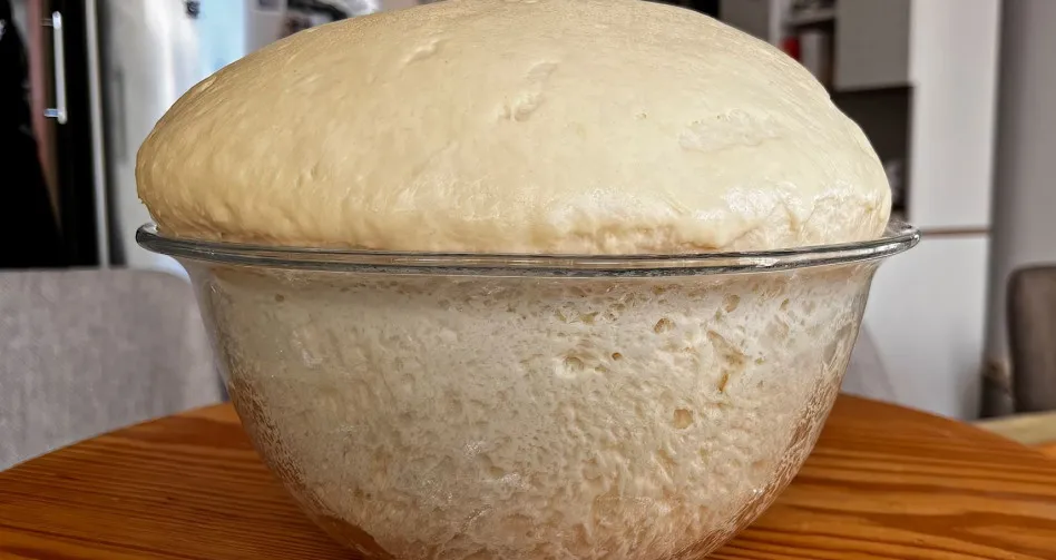 Idealnie wyrośnięte ciasto drożdżowe