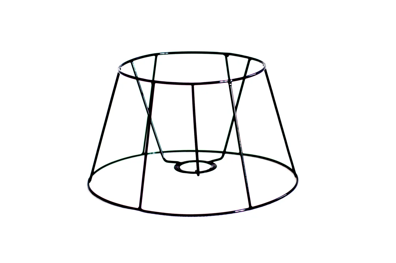 różne typy stelaży do abażurów