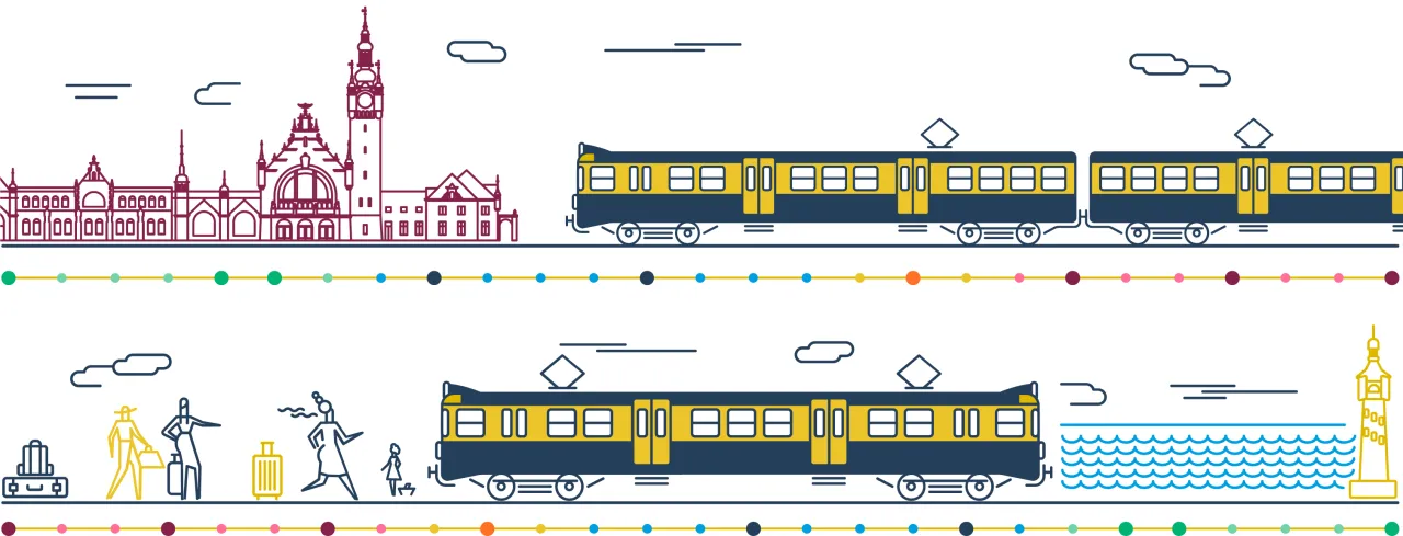 Pociągiem dojedziesz do wielu miast nad morzem. Zobacz, jak łatwo podróżować!