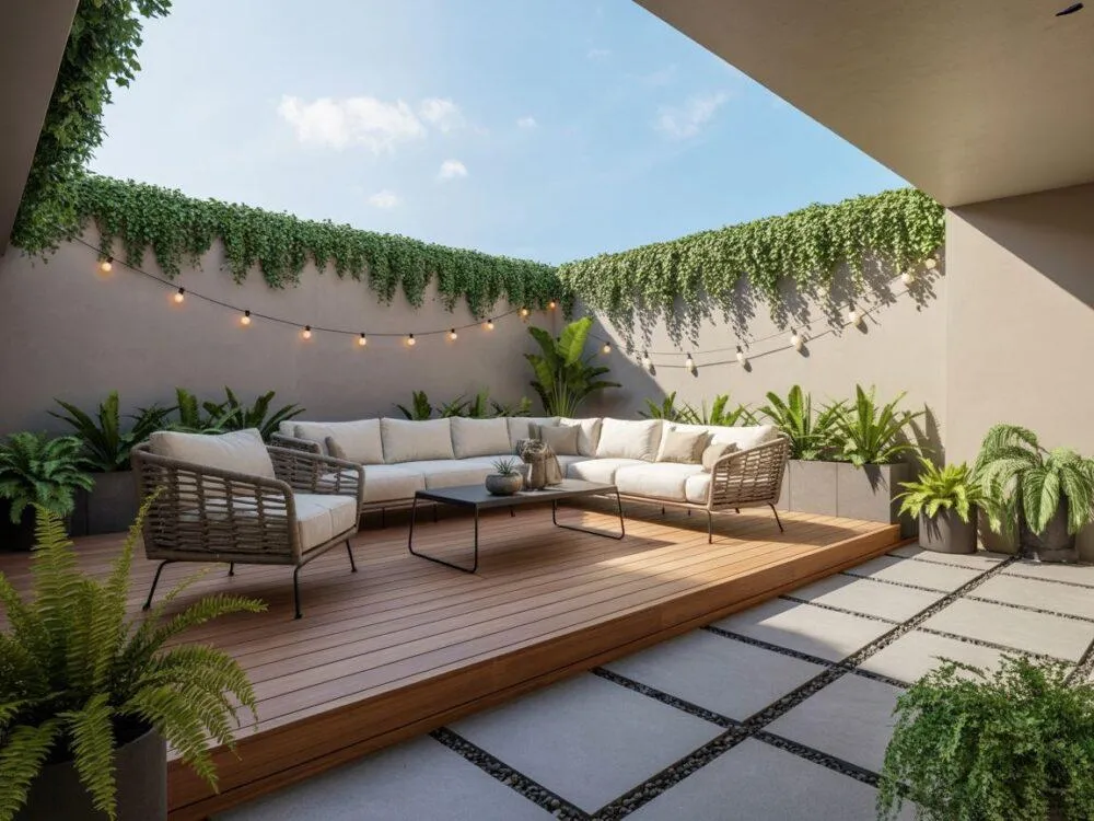 różne rodzaje tarasów w ogrodzie porównanie