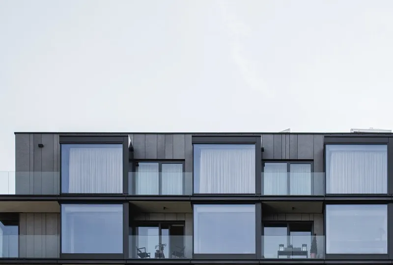 Elewacja wentylowana płyty HPL włókno-cementowe