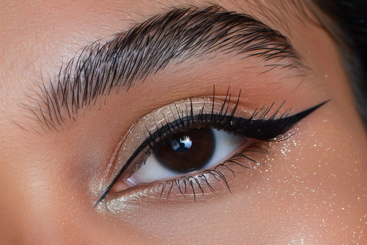 Eyeliner Techniken braune Augen