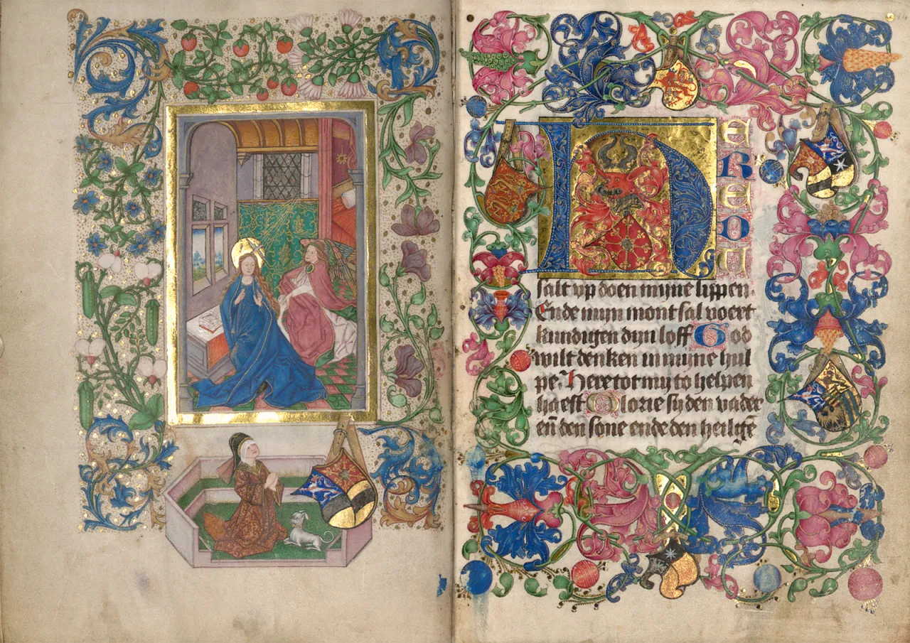 Mittelalterliche Buchmalerei Illumination