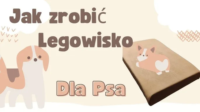 materiały do legowiska dla psa diy bez szycia
