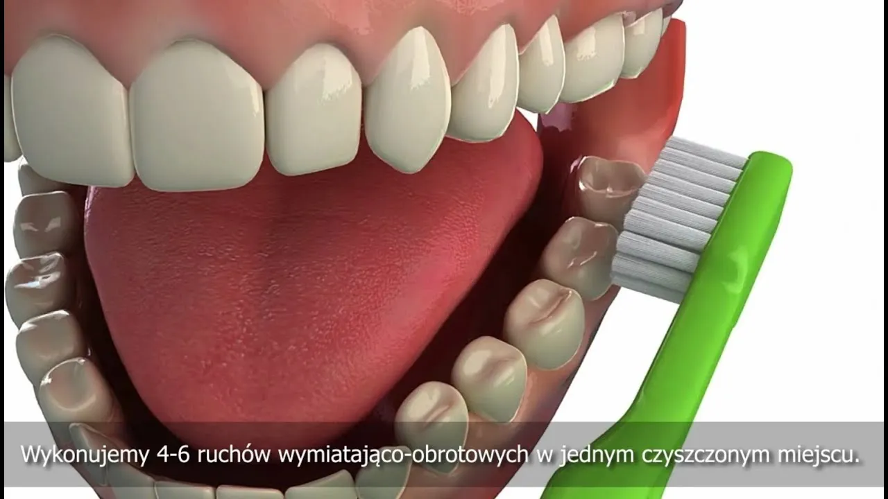 prawidłowa technika szczotkowania zębów