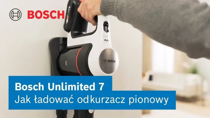 kontrolki LED odkurzacza Bosch ładowanie