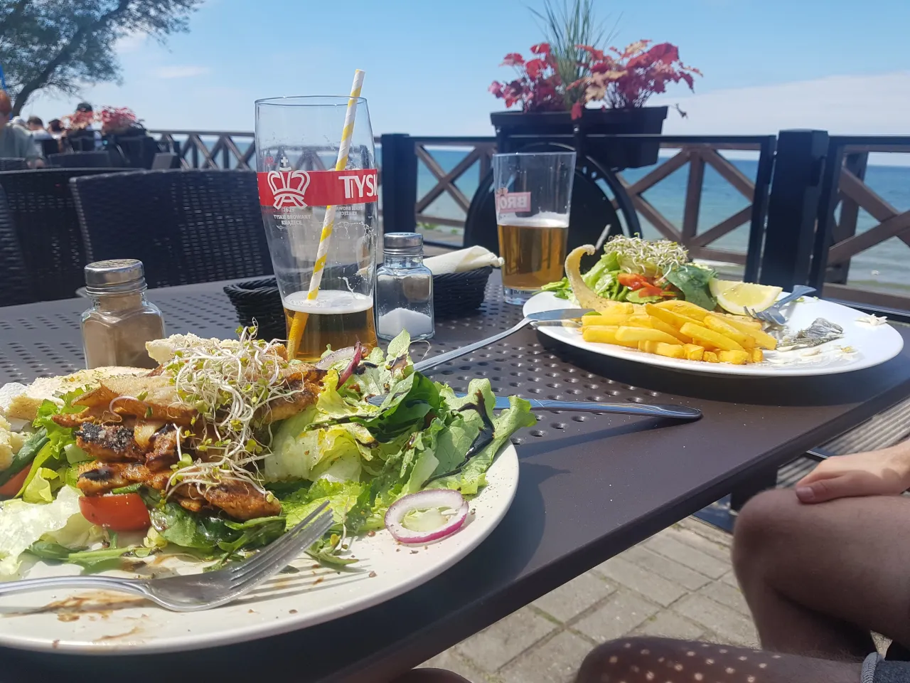 Mielno jedzenie plaża restauracje