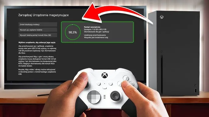 Xbox Series S zarządzanie pamięcią