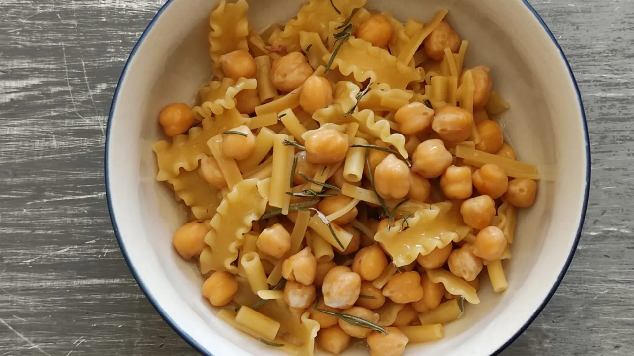 varianti regionali pasta e ceci, ciceri e tria, pasta e ceci alla romana