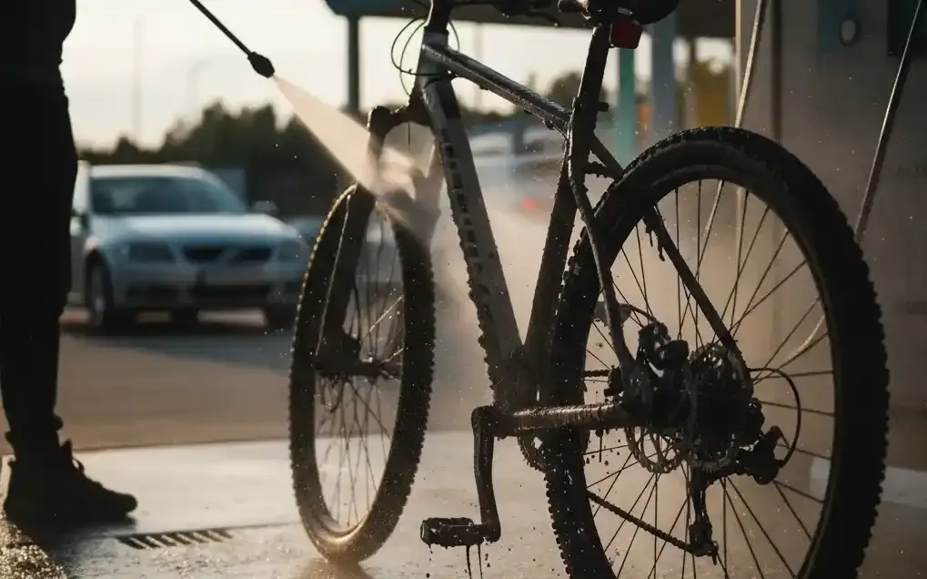 mycie roweru na myjni bezdotykowej instrukcja