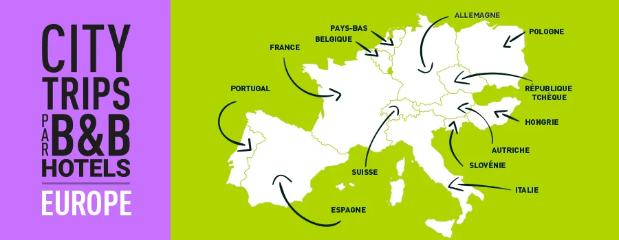 Mapa B&B Hotels Polska