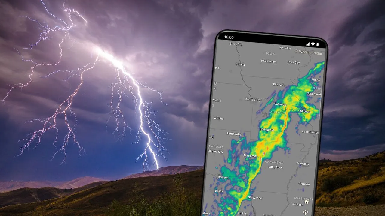 aplikacja radar burzowy na telefon