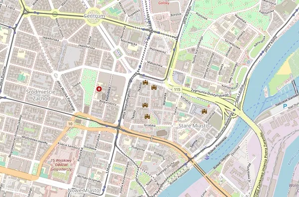 Mapa Szczecina granice miasta