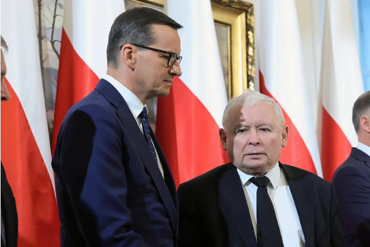 Jarosław Kaczyński Mateusz Morawiecki PiS