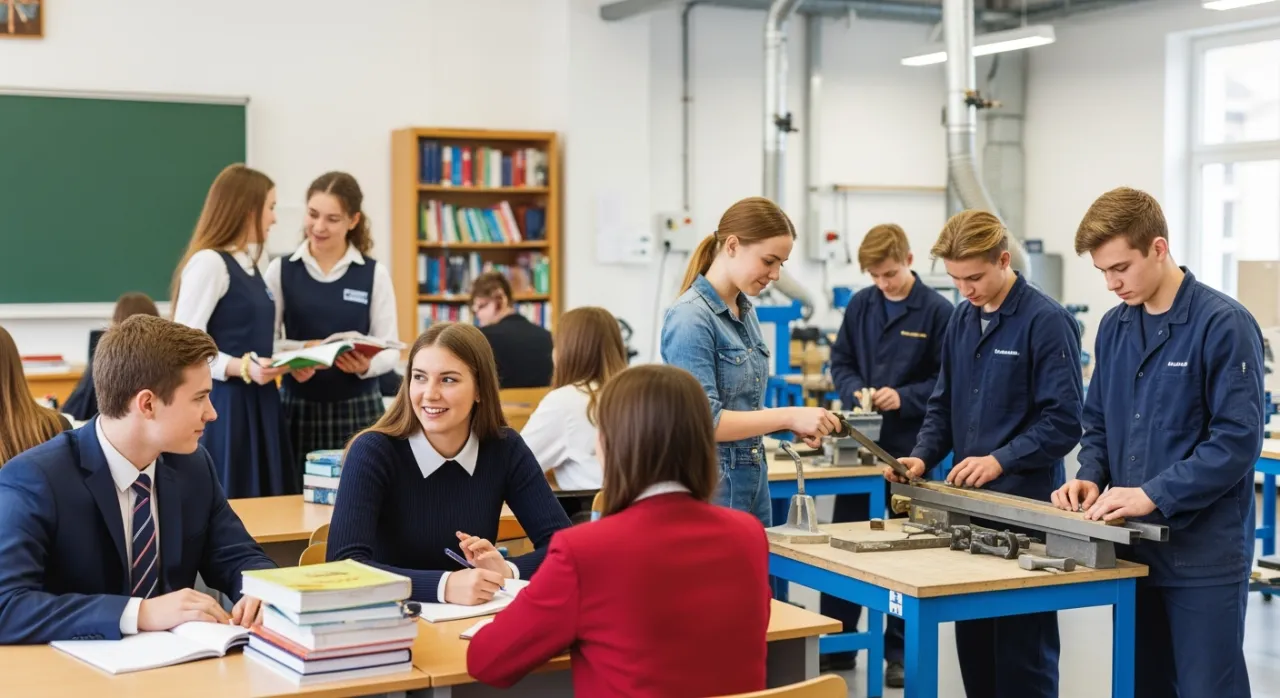 Uczeń wybierający szkołę średnią