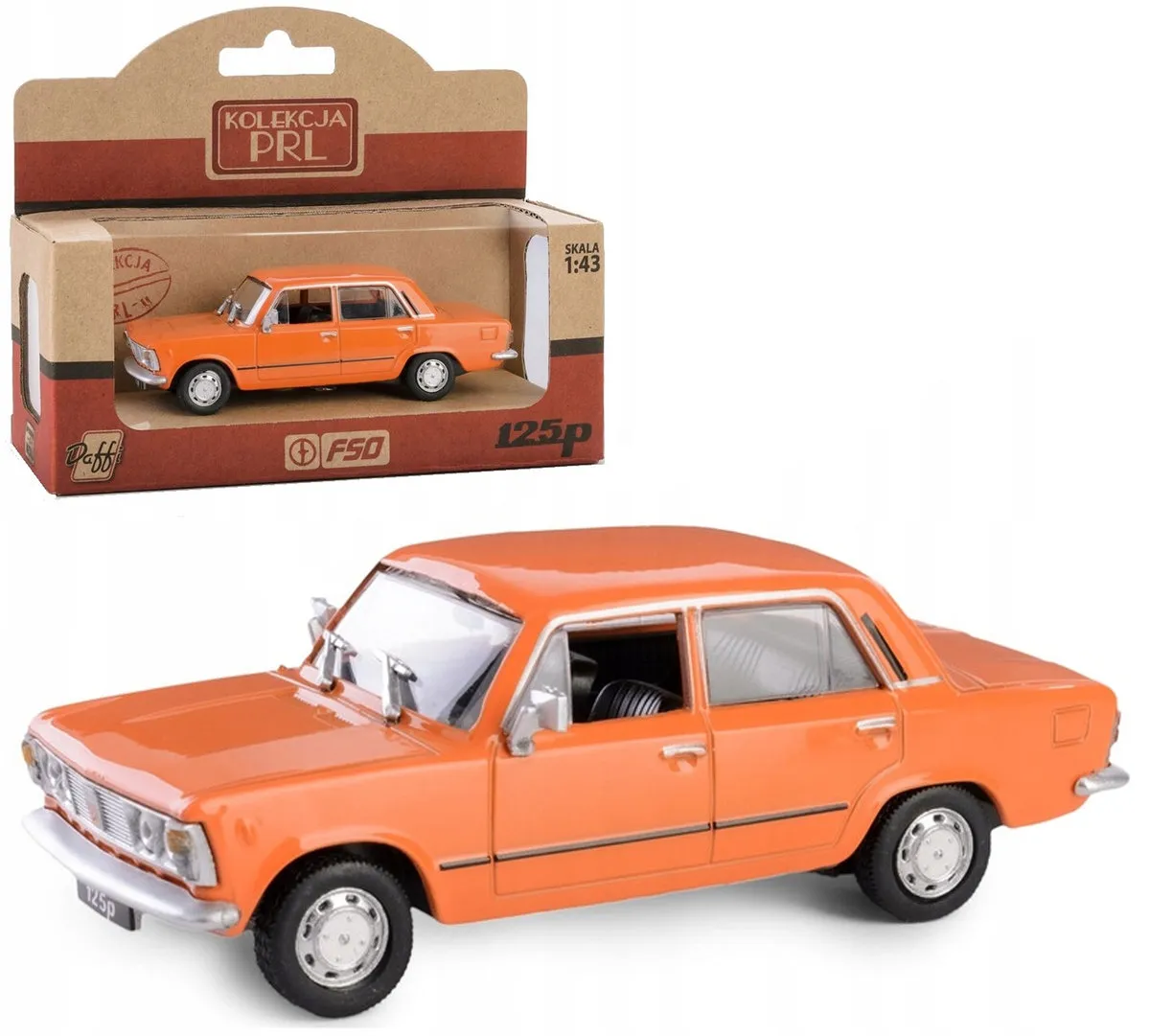 Zdjęcie Fiat 125p jako zabawka: kultowy model PRL w miniaturze