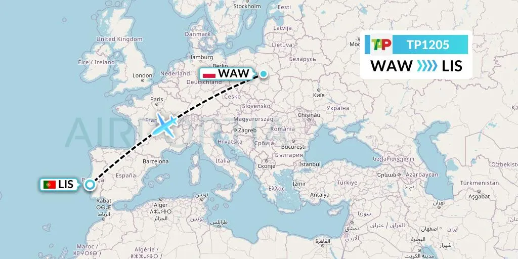 Zdjęcie Ile trwa lot z Warszawy do Lizbony: pełny rozkład czasowy lotów 2025