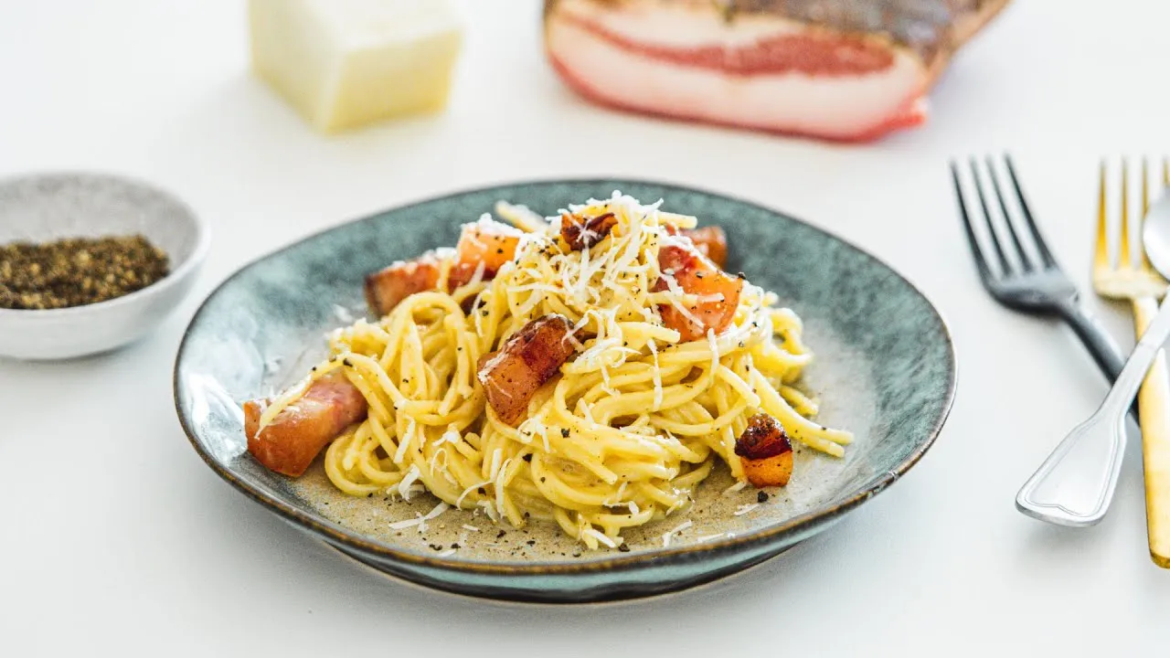 Zdjęcie Spaghetti carbonara jak zrobić – klasyczny przepis bez śmietany