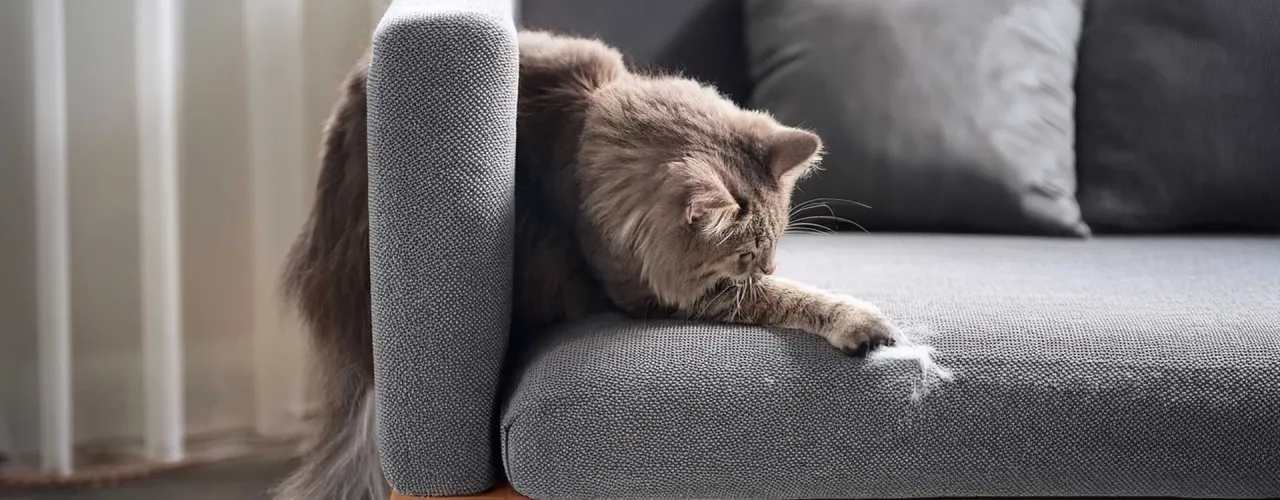 Zdjęcie Dlaczego kot drapie kanapę? Skuteczne i humanitarne metody