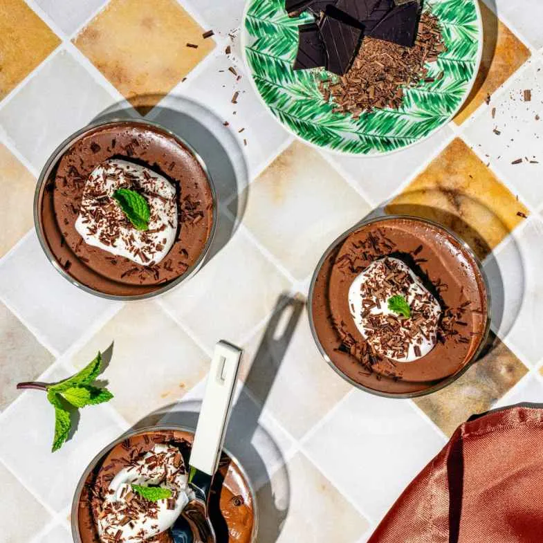 Zdjęcie Mousse au chocolat 2 ingrédients : un dessert rapide et irrésistible
