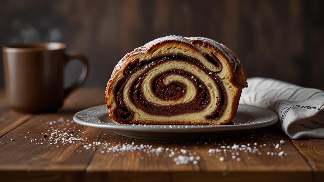 Zdjęcie Pyszna babka drożdżowa z kakao: Doskonała na deser i śniadanie