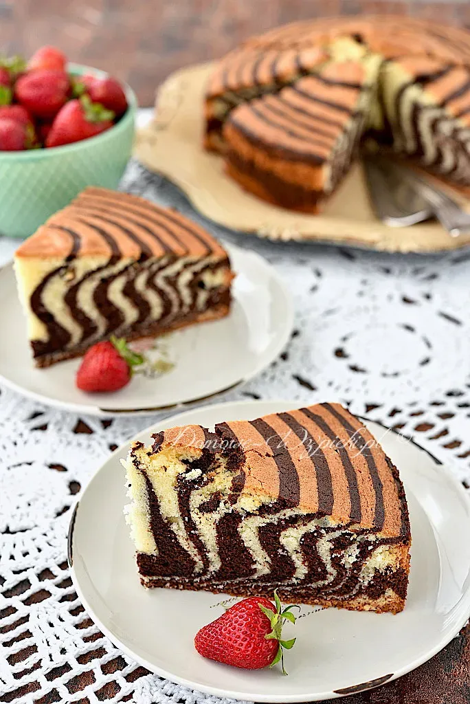 Zdjęcie Pyszne ciasto zebra przepis Kwestia Smaku, które zachwyca smakiem