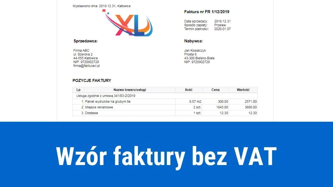 Zdjęcie Faktura od nieVATowca dla VATowca i odwrotnie - jak wystawić prawidłowo?