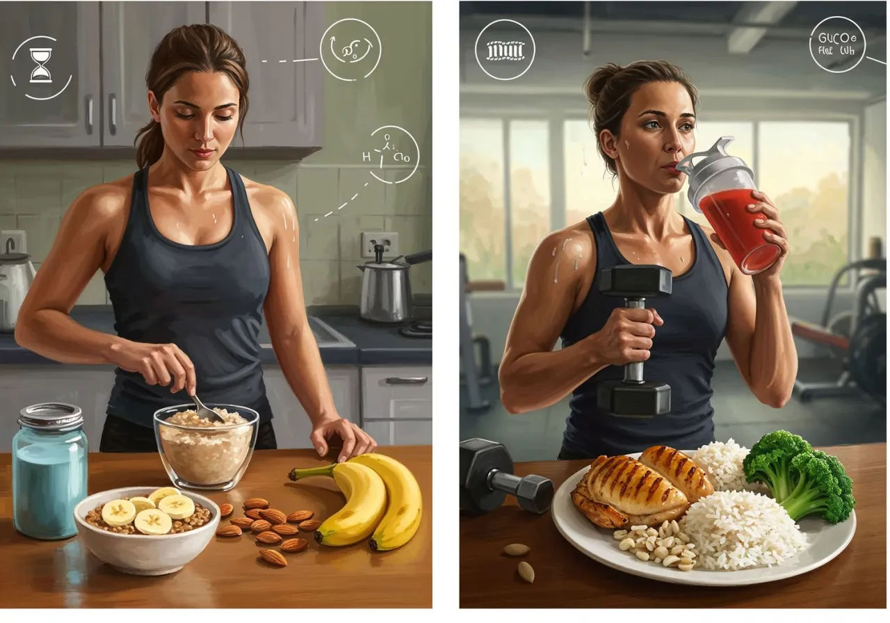 Zdjęcie Jedzenie przed i po treningu: Klucz do lepszych wynik&oacute;w?