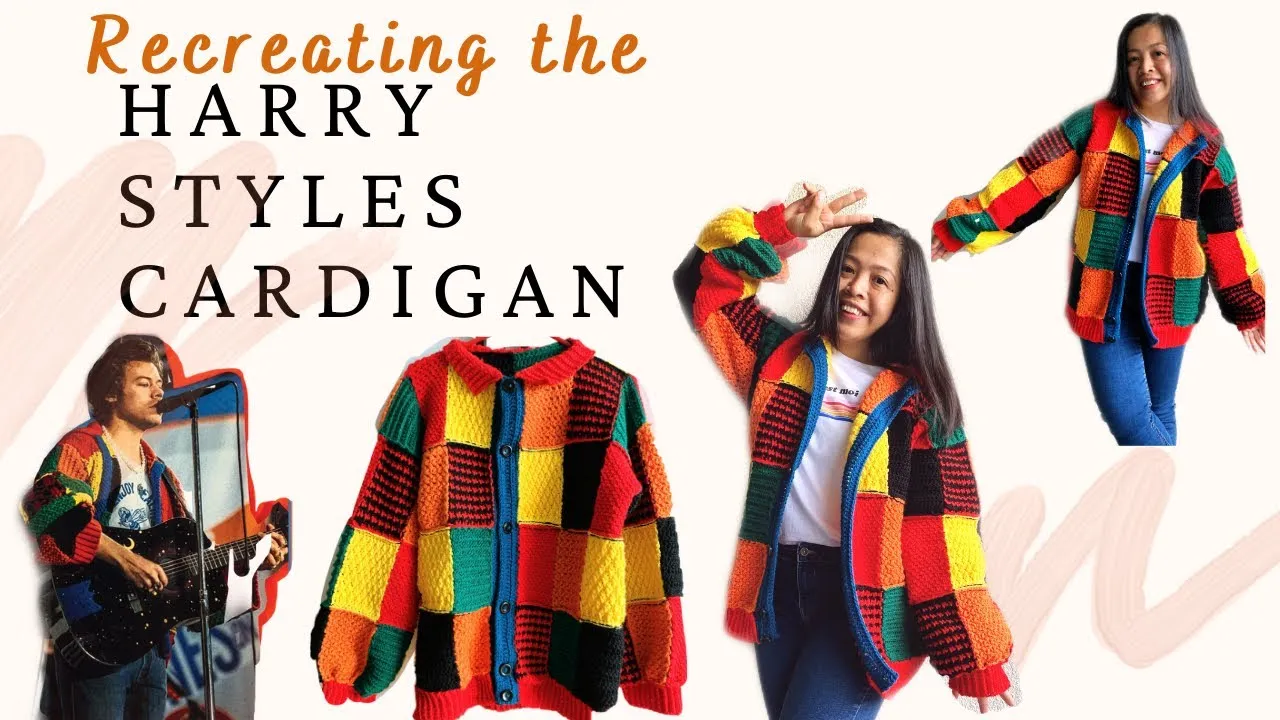 Zdjęcie Jak zrobić sweter Harry Styles - łatwy sposób na modny kardigan